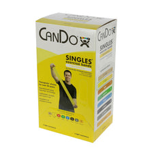 CanDo Low Powder Exercise Band — Box of 30, 5' Length