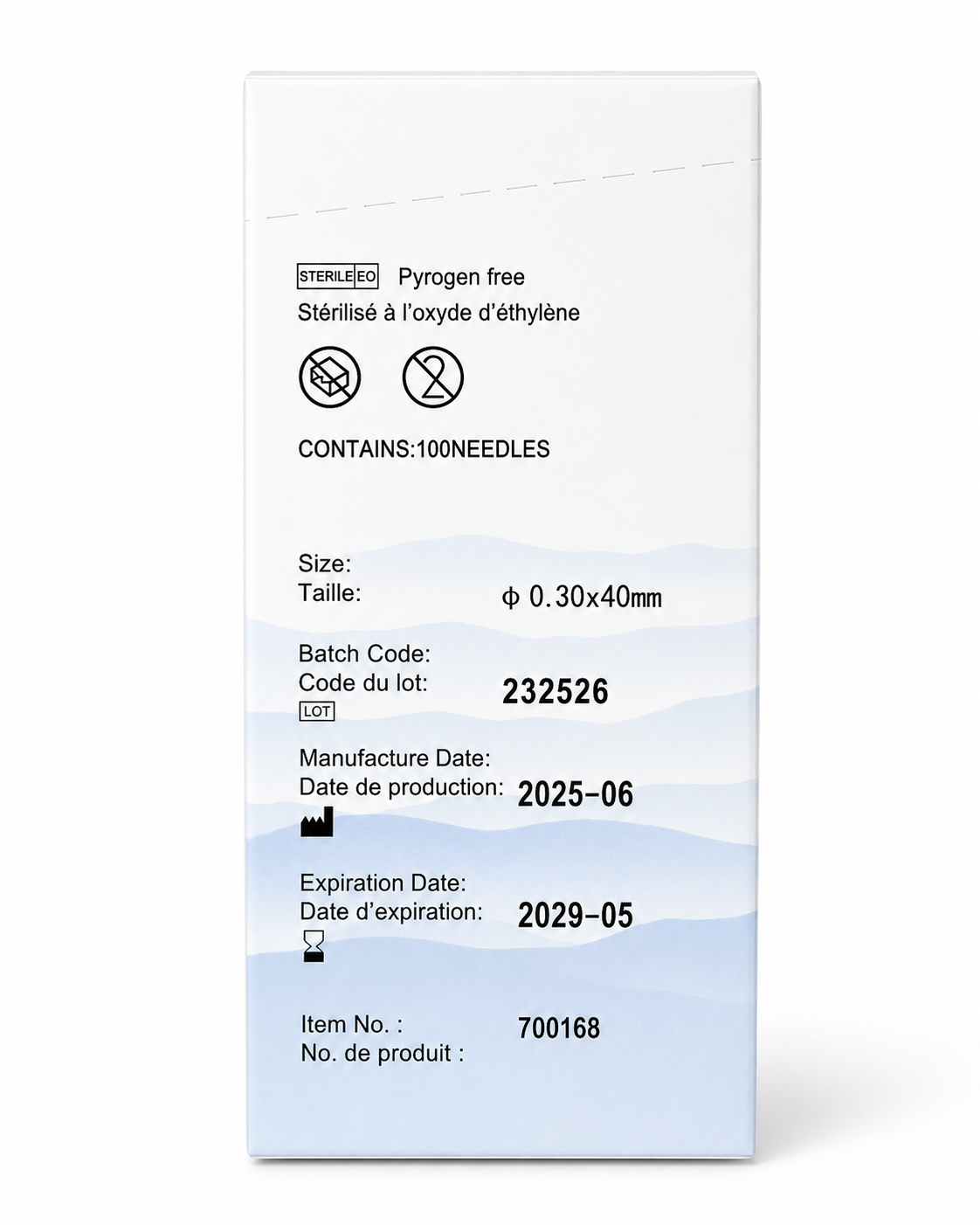 3G Acupuncture Needles 0.30 mm × 40 mm