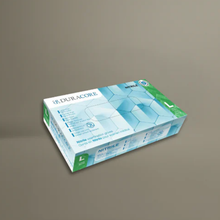 Box of Duracore gloves on a gray background