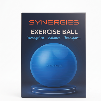 Synergies Exercise Ball 55cm (Air Pump Included)
