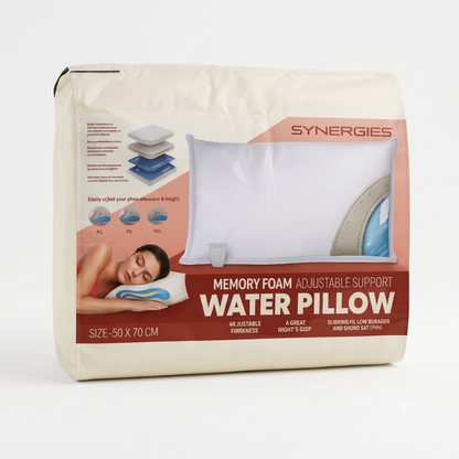 Synergies Water Pillow Memory Foam