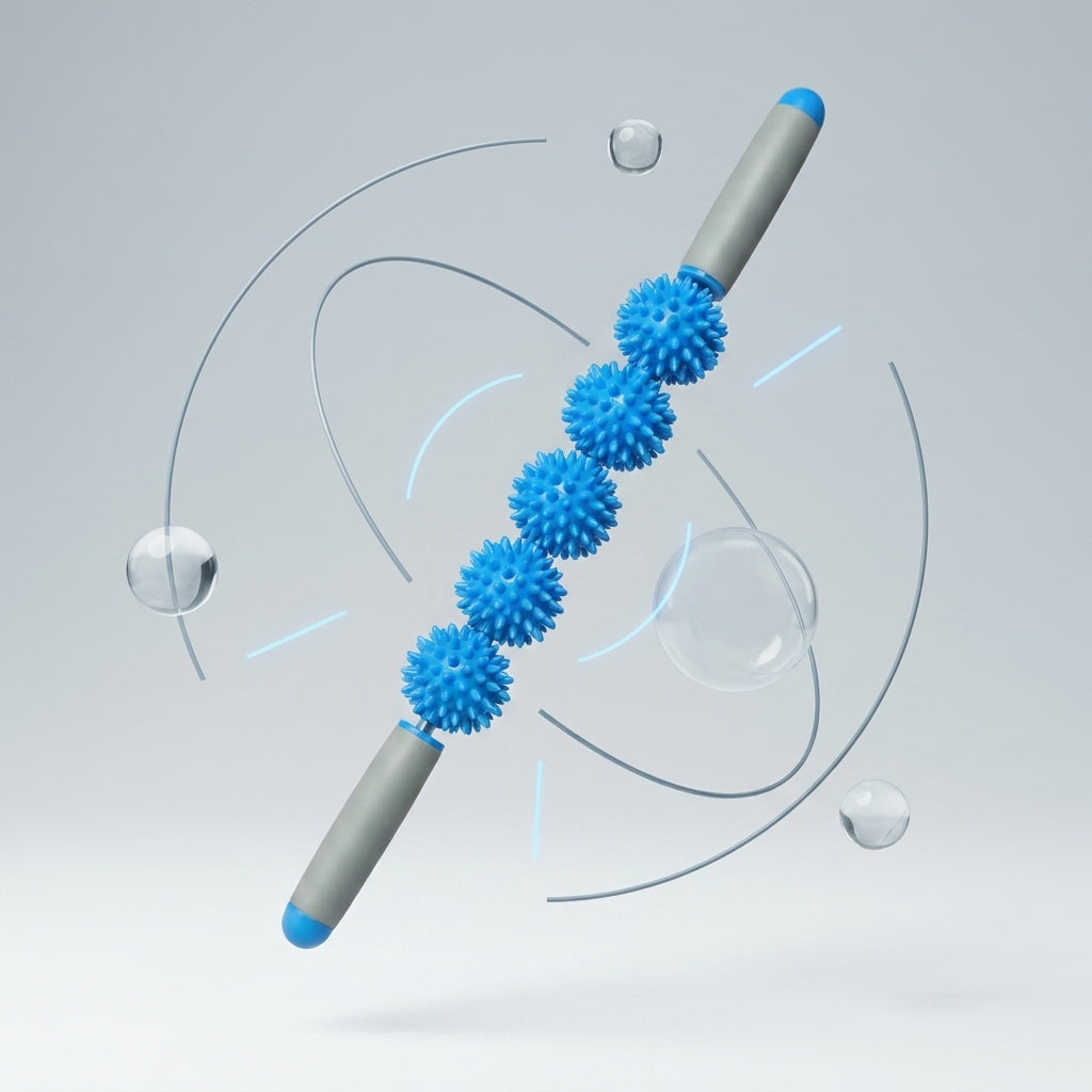 Spiky Ball Massage Roller Stick
