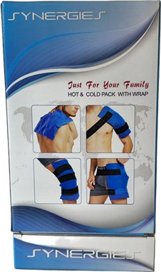 Synergies Large Hot & Cold Pack with Wrap - Rehab Care Supplies